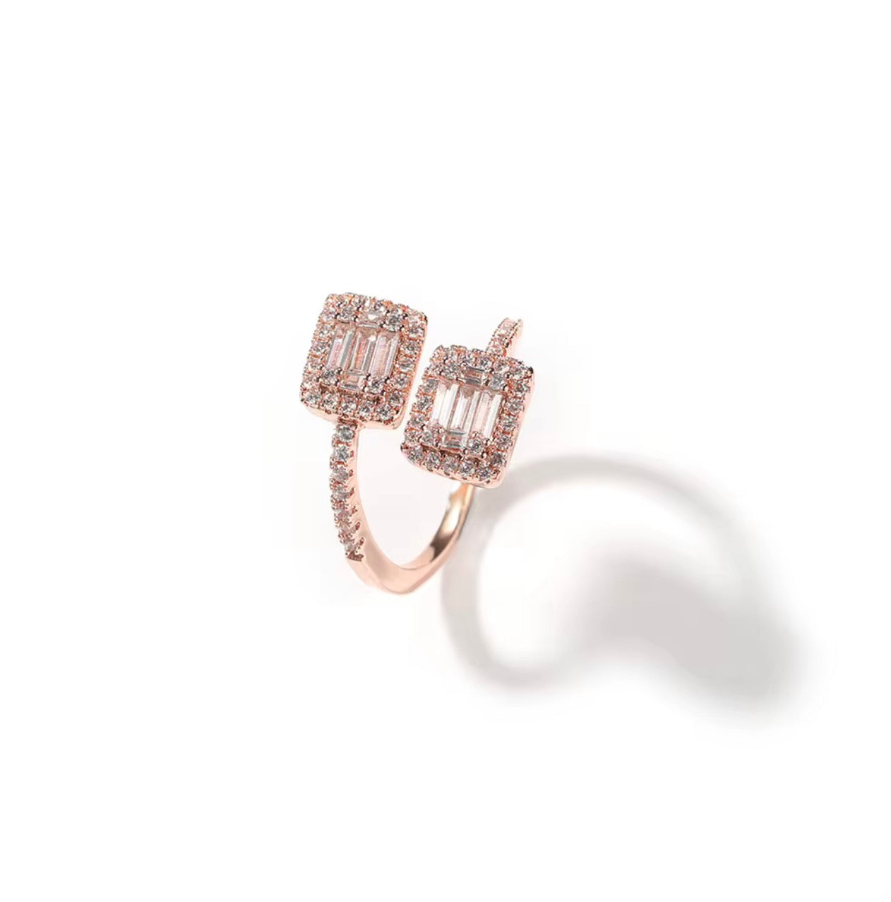 Baguette Twist Ring