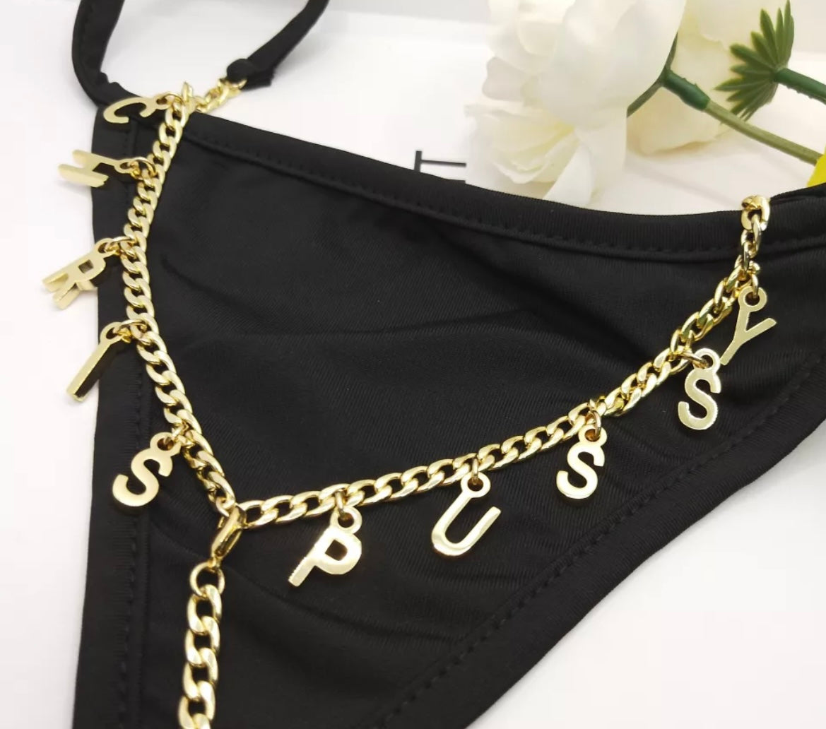 Custom Thong with Name