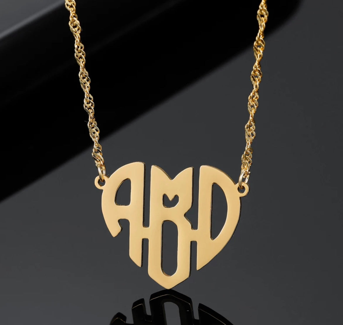 Custom Heart Shaped Necklace