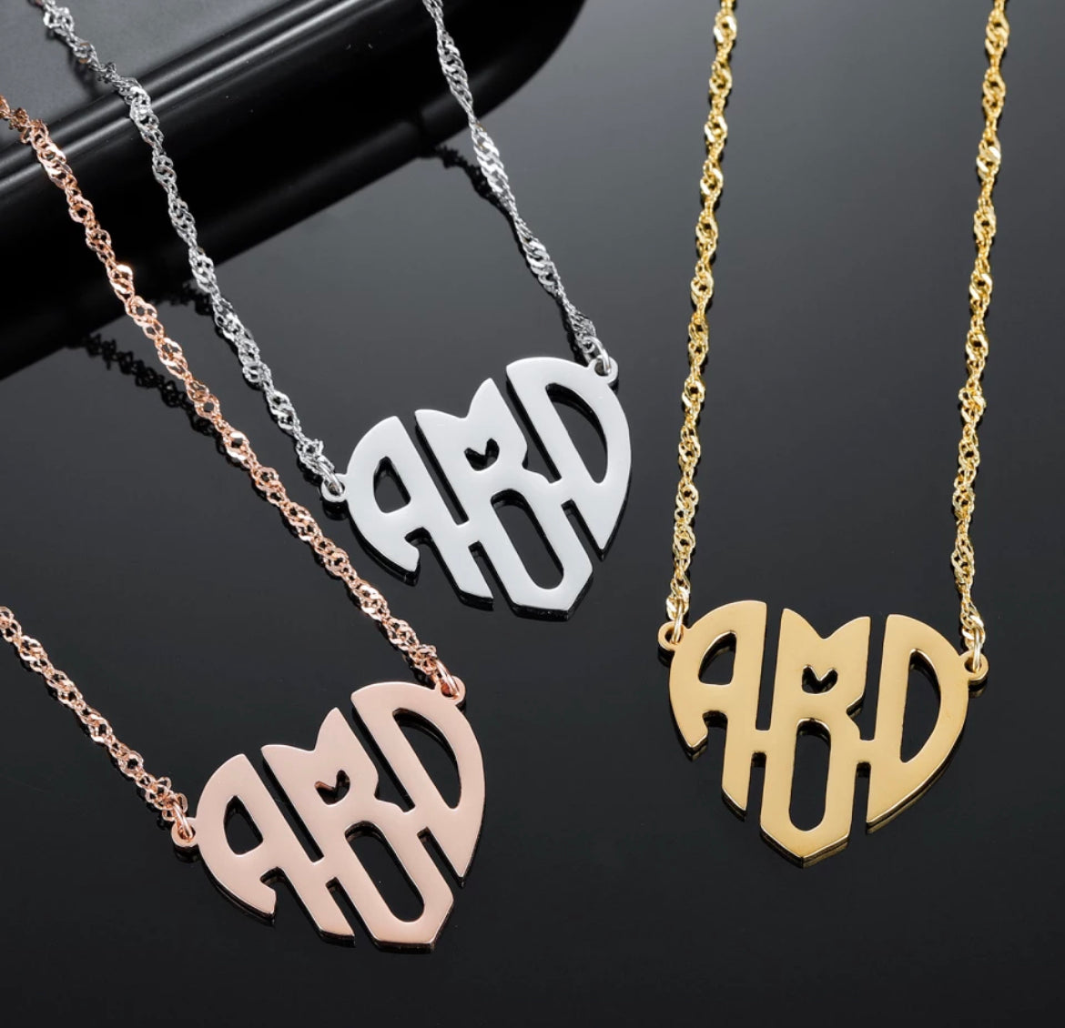 Custom Heart Shaped Necklace