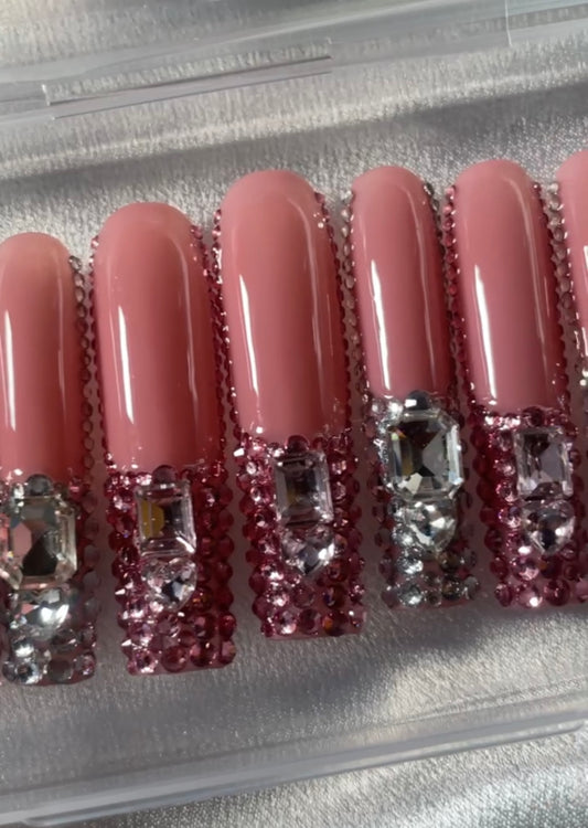 Bedazzle Chick Press on Nails