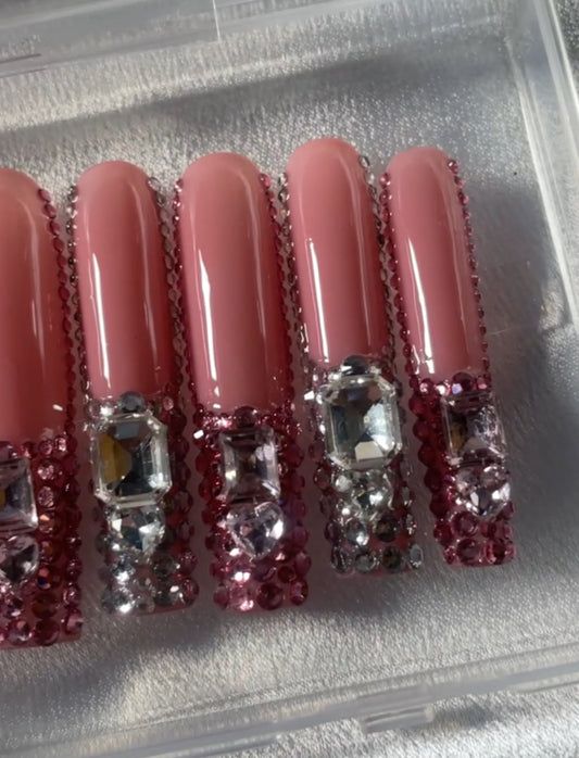 Bedazzle Chick Press on Nails