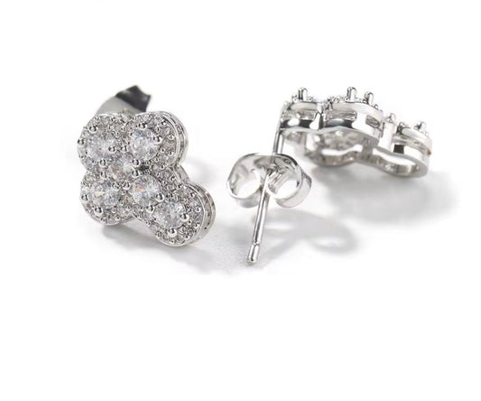 Baguette Cross Earrings