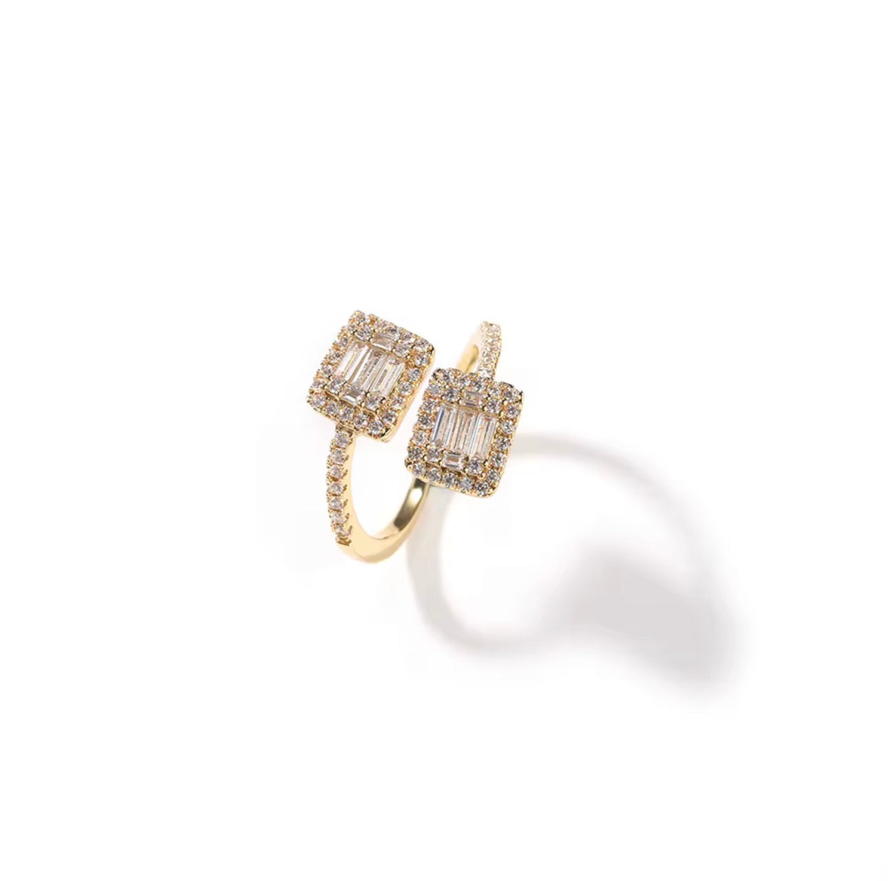 Baguette Twist Ring