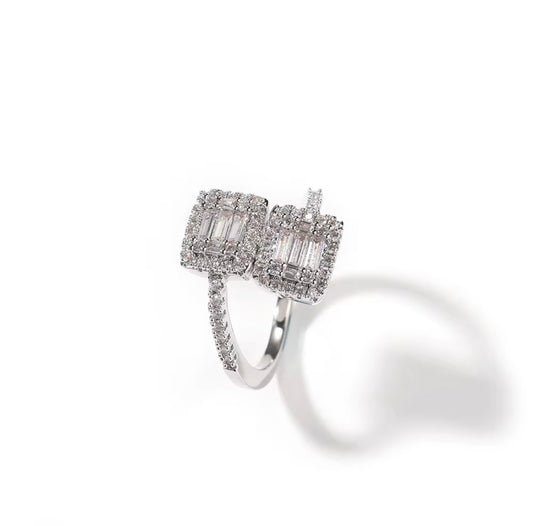 Baguette Twist Ring