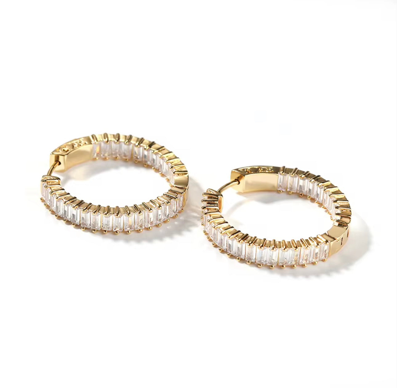 18K Hoops
